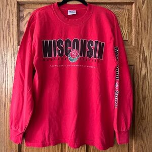 Vintage Y2K Rose Bowl Long Sleeve Tee